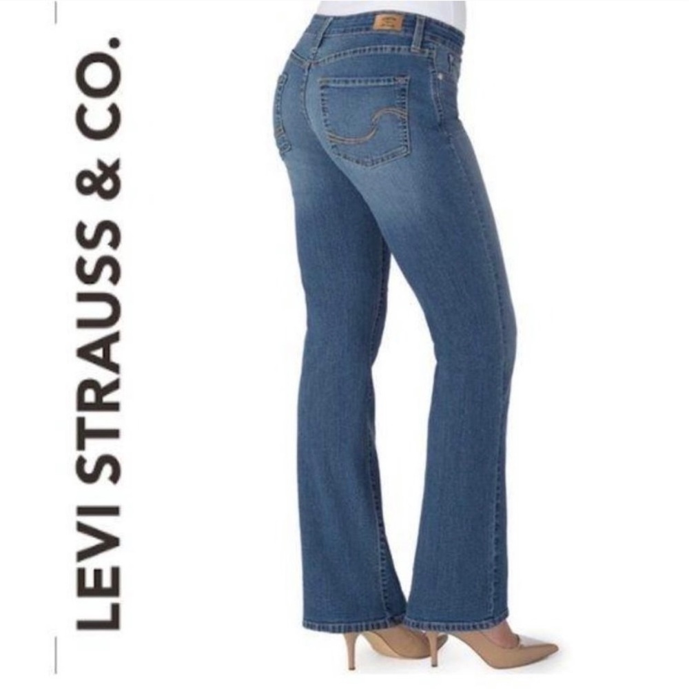 Levi Strauss Signature Jeans Mid Rise Bootcut Long